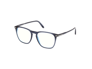 090 - Shiny Blue with Clear Lenses