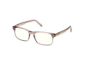 057 - Shiny Beige with Clear Lenses