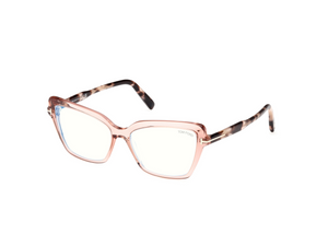 072 - Shiny Light Pink with Clear Lenses