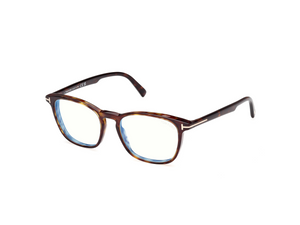 052 - Dark Havana with Clear Lenses