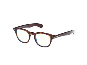 052 - Dark Havana with Clear Lenses