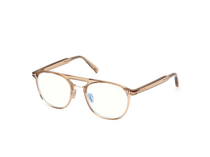 045 - Shiny Light Brown Clear Lenses
