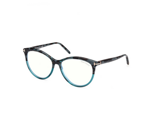 055 - Colored Havana with Clear Lenses