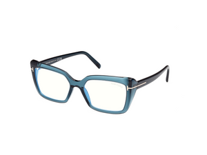 092 - Shiny Blue with Clear Lenses