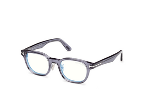 090 - Shiny Blue Clear Lenses