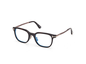 052 - Dark Havana with Clear Lenses