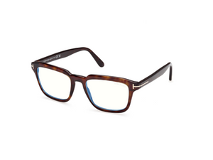 052 - Dark Havana with Clear Lenses