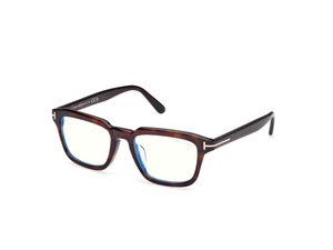 052 - Dark Havana with Clear Lenses