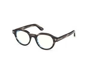 056 - Colored Havana with Clear Lenses