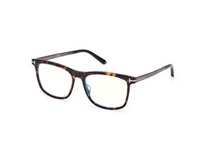 052 - Dark Havana with Clear Lenses