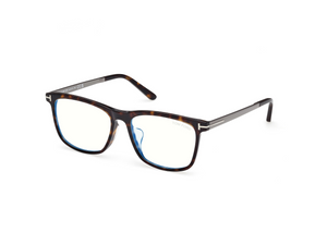 052 - Dark Havana with Clear Lenses