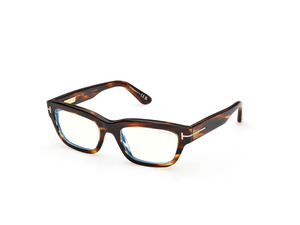 055 - Colored Havana with Clear Lenses