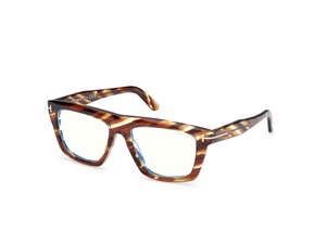055 - Colored Havana with Clear Lenses