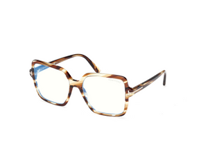 055 - Colored Havana with Clear Lenses