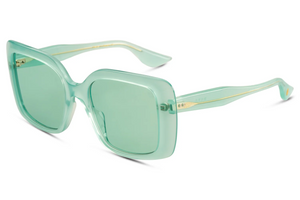 DTS716-A-03 Green Beach Glass with Mint Lenses