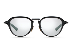 DTX447-A-03 Indigo Swirl - Matte Black with Clear Lenses