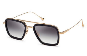 7806-B-BLK-GLD-52-Z Matte Black - 14K Gold with Grey to Clear Gradient Lenses