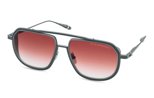 DTS165-A-02 Matte Black - Black Iron with  Burgundy to Clear Gradient Lenses