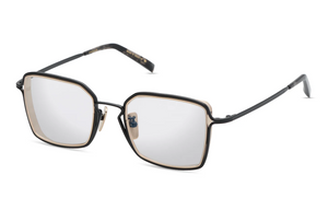 DTX172-A-02 Matte Mist Black - White Gold with Clear Lenses