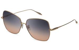 DTS145-A-02 Rose Gold with Dark Grey to Peach Gradient Lenses