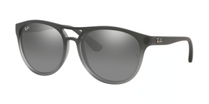 852/88 - Rubber Grey On Clear Grey with Grey Mirror Silver Gradient Lenses