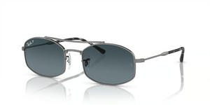 004/S3 - Gunmetal with Polarized Dark Blue Lenses