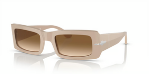 119551 - Solid beige with Clear Gradient Brown Lenses