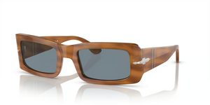 960/56 - Striped Brown with Light Blue Lenses