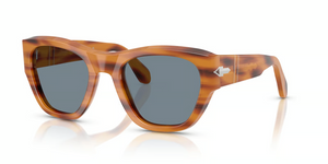 960/56 - Striped Brown with Light Blue Lenses