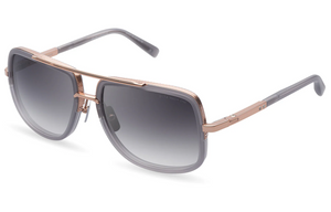 DRX-2030-S-GRY-RGD-59-Z Satin Crystal Grey Rose Gold with Grey Lenses