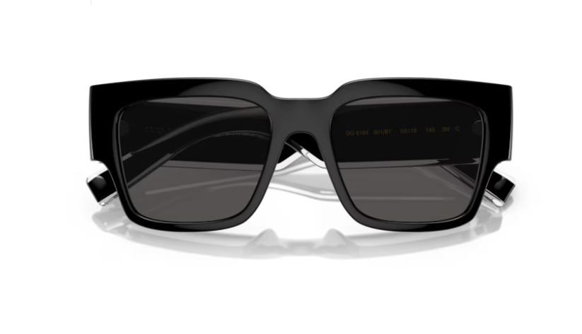 Dolce & Gabbana DG6184 501/87 Black Sunglasses