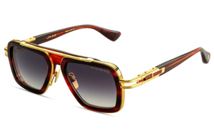 DTS403-A-04 Sienna Blaze - Yellow Gold with Dark Grey to Clear Gradient Lenses