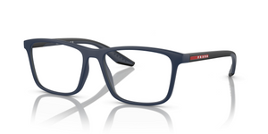 TFY1O1 - Blue Rubber with Clear Lenses