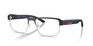 TFY1O1 - Blue Baltic Rubber/Silver with Clear Lenses