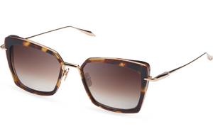 DTS405-A-02 Tortoise Haze - White Gold with Dark Brown to Clear Gradient Lenses