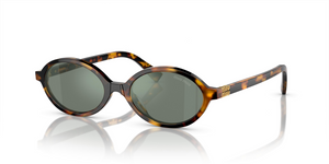VAU04M - Honey Havana with Green Mirror Internal Silver Lenses
