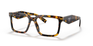 VAU1O1 - Honey Tortoise with Clear Lenses