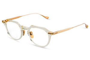 DTX419-A-03 Vintage Clear - White Gold with Clear Lenses