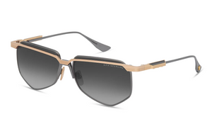 DTS194-A-02 White Gold - Black Iron - Black Palladium with Grey to Clear Gradient Lenses