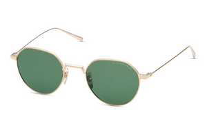 DTS162-A-01 White Gold with Green Lenses