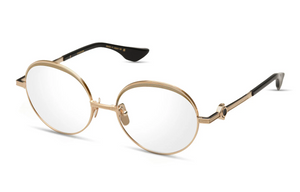 DTX439-A-01 White Gold - Black with Clear Lenses