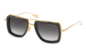 DTS465-A-01 Yellow Gold - Black with Grey to Clear Gradient Lenses