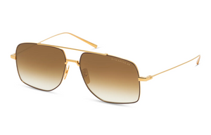 DTS190-A-01 Yellow Gold - Cappuccino with Dark Brown to Clear Gradient Lenses