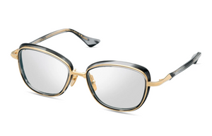 DTX444-A-01 Yellow Gold - Ink Swirl with Clear Lenses