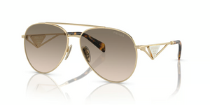 ZVN3D0 - Pale Gold with Light Brown Gradient Light Grey Lenses