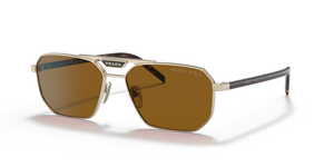 ZVN5Y1 - Pale Gold with Polarized Dark Brown Lenses