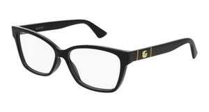 001 - Black with Clear Lenses