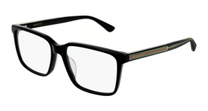 001 - Black with Clear Lenses